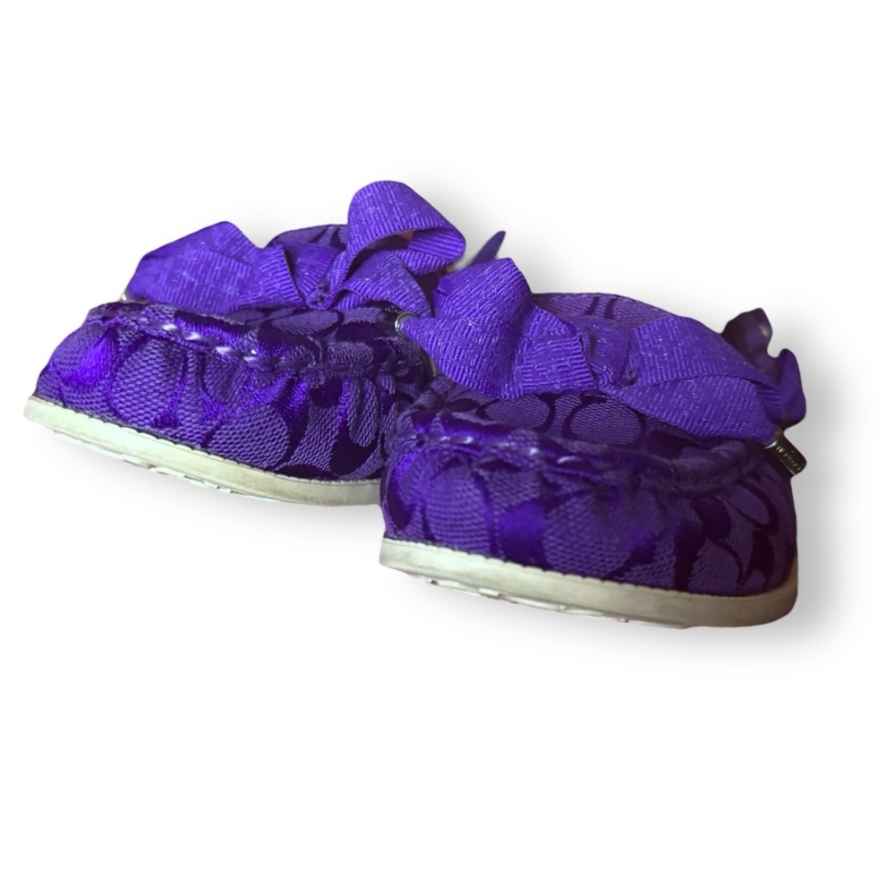 Coach Carisa Purple Boat Shoe - Picture 6 of 8